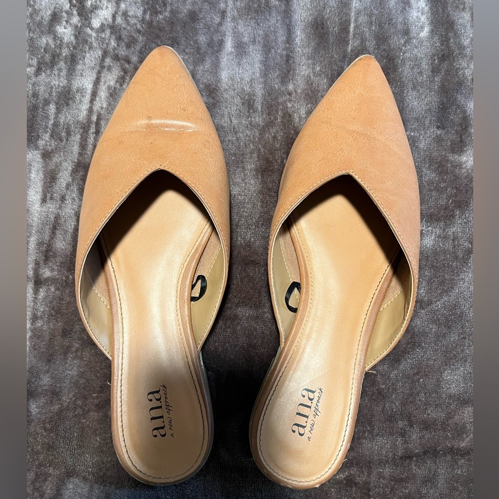 Ana Brown Mules Size 8.5